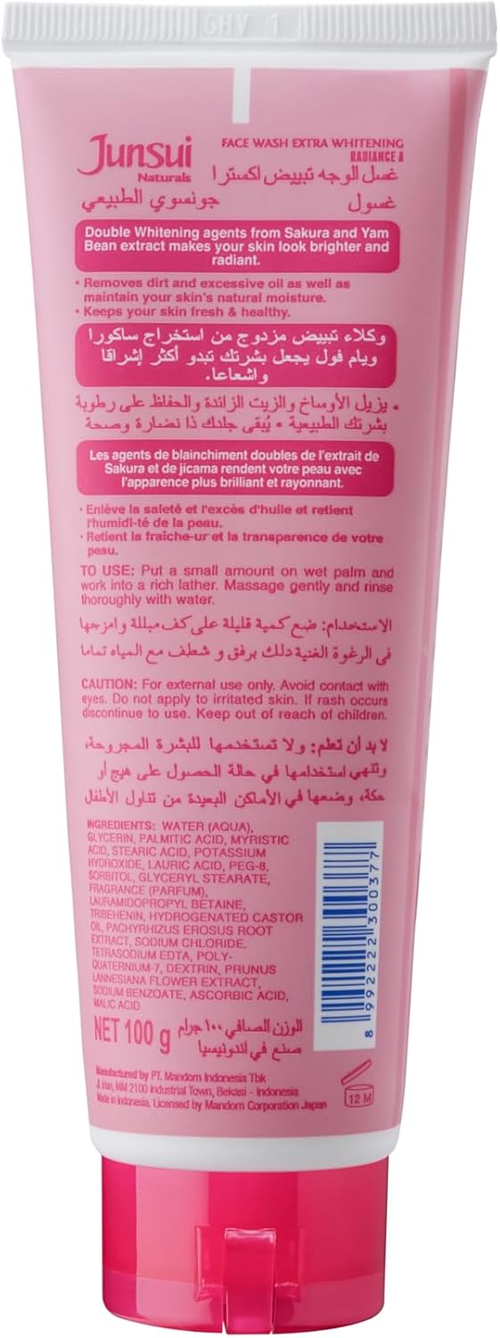 Junsui Naturals Face Wash Radiance 100g