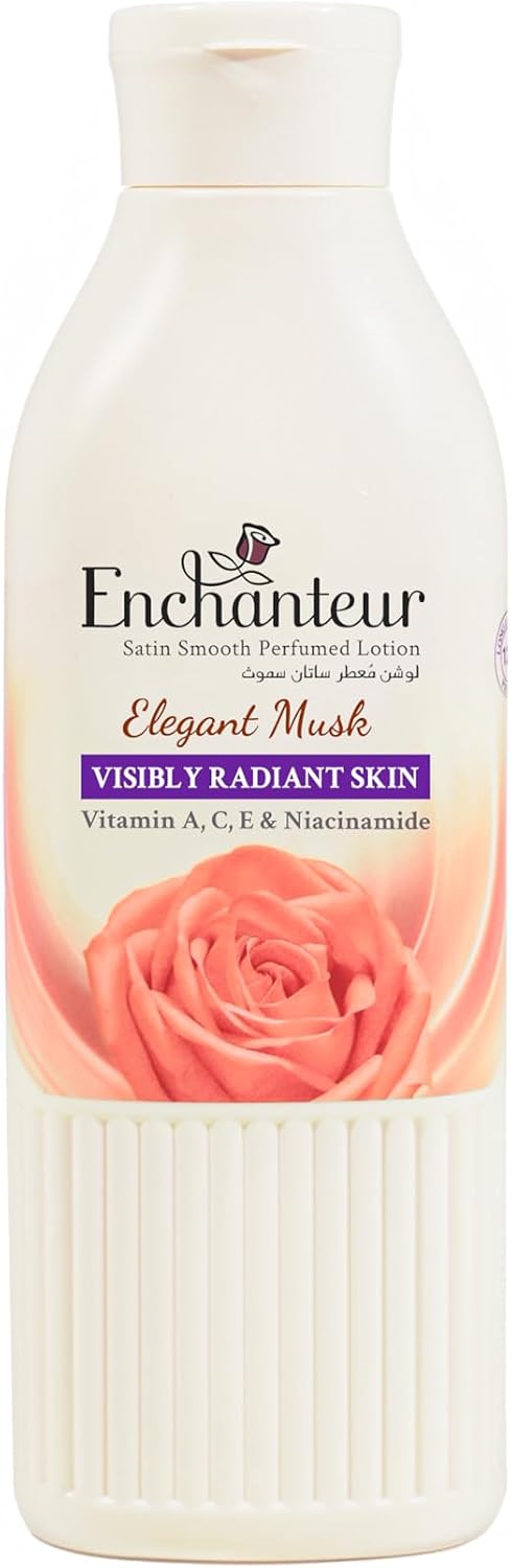 Enchanteur Satin Smooth Elegant Musk Lotion - 250ml