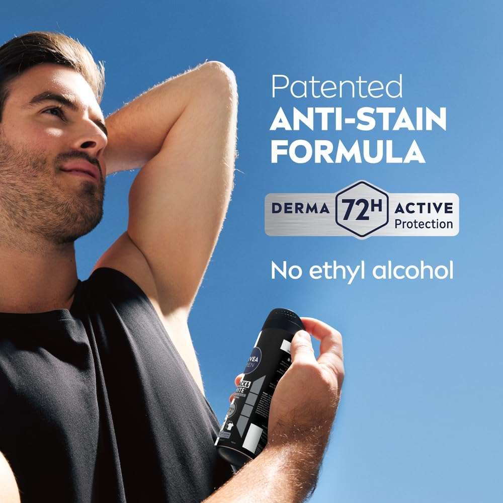 Nivea Men Black & White Invisible Antiperspirant Spray 150ml