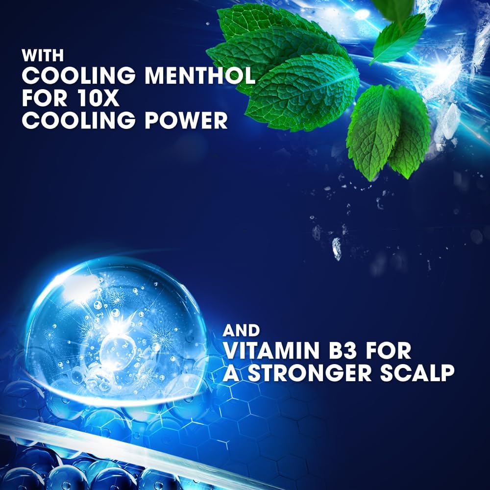 Clear Cool Sport Menthol Shampoo for men, anti-dandruff 190 ml