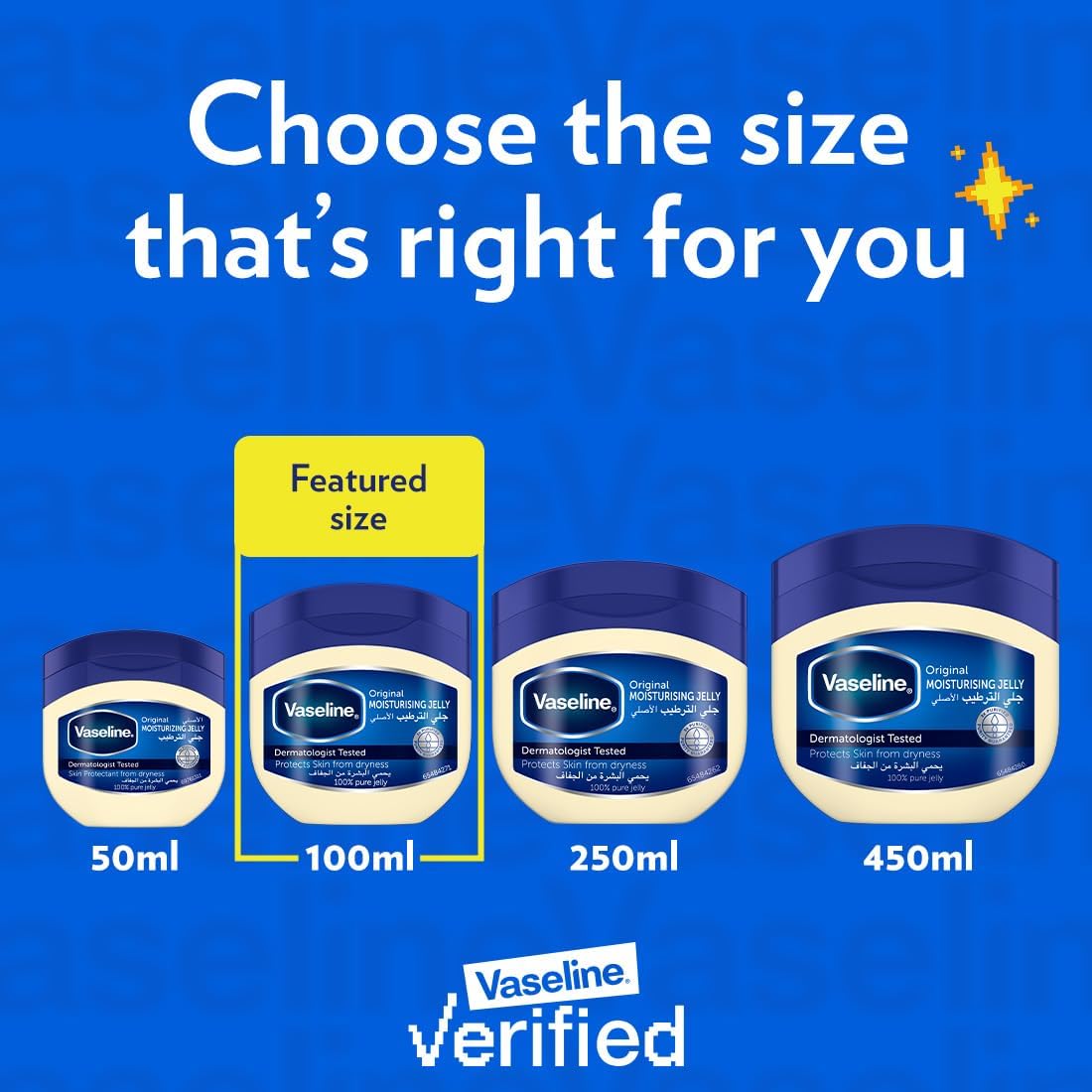 Vaseline Moisturizing Petroleum Jelly, 100ml