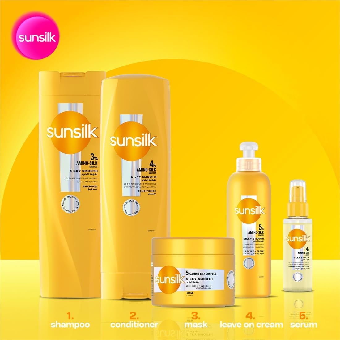 Sunsilk Silky Smooth Shampoo 190ml