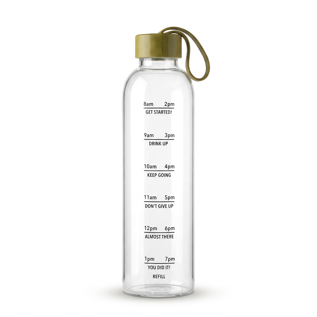 Ross Glass Water Bottle - 1 Litre