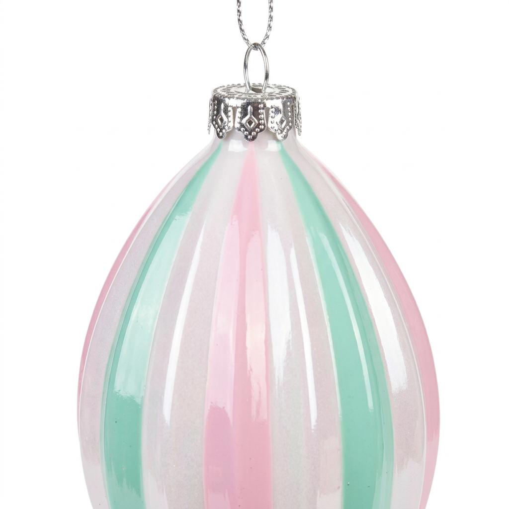 Plastic Christmas Hanging Decoration - 10cm
