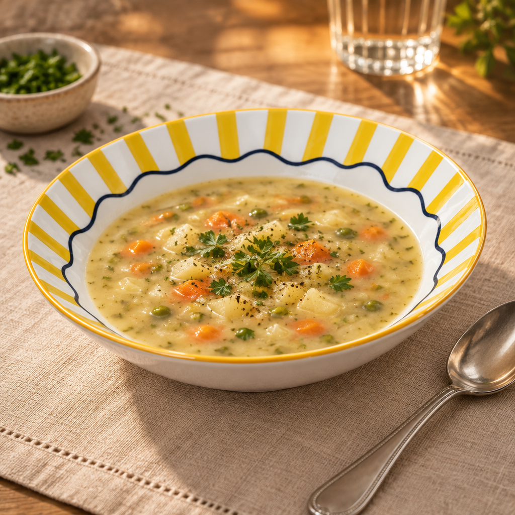 Luhpar Ceramic Soup Plate - 20cm