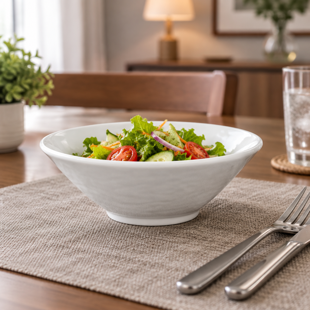 Elite Melamine Bowl White - 5.5 Inch