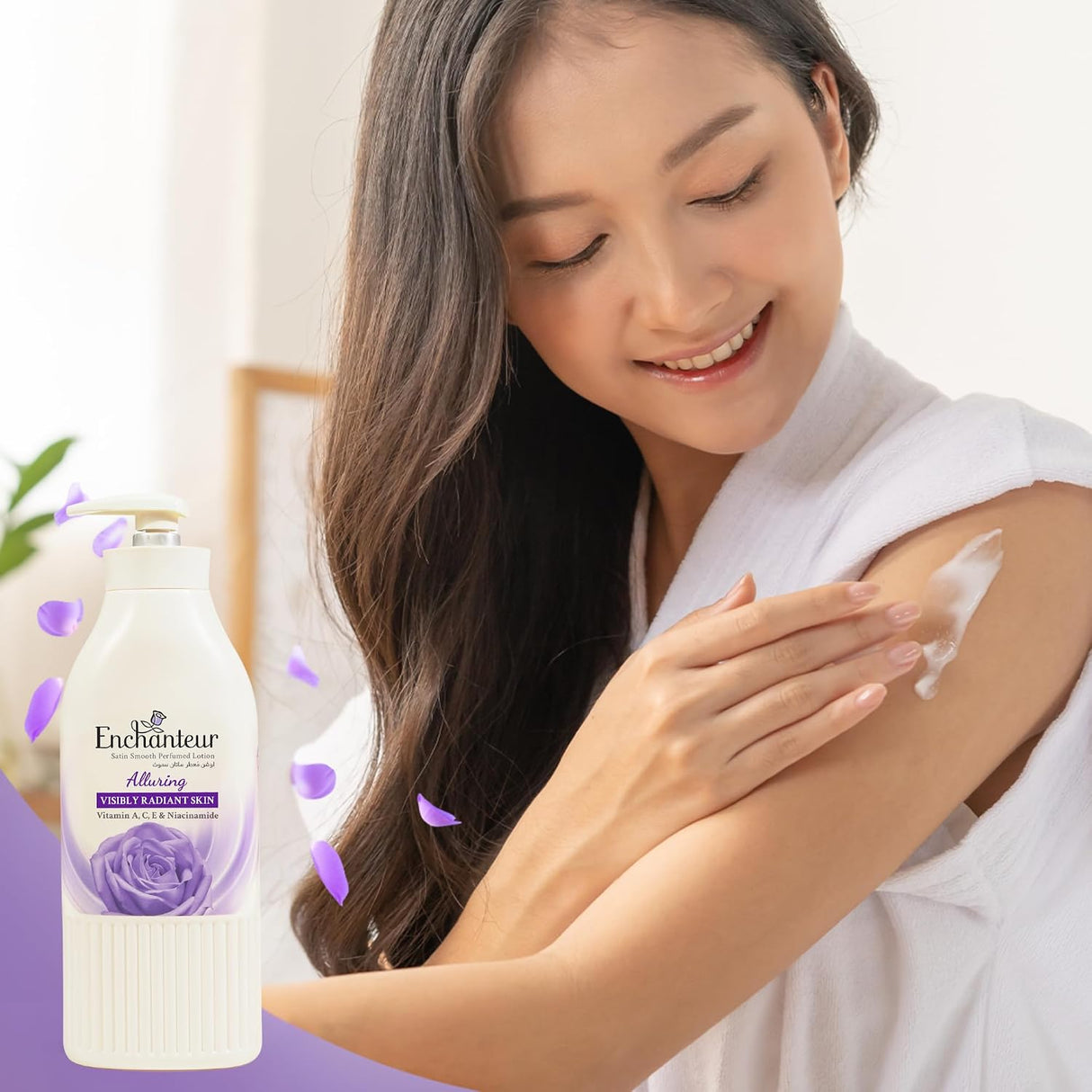 Enchanteur Satin Smooth Perfumed Lotion - Alluring 500ml