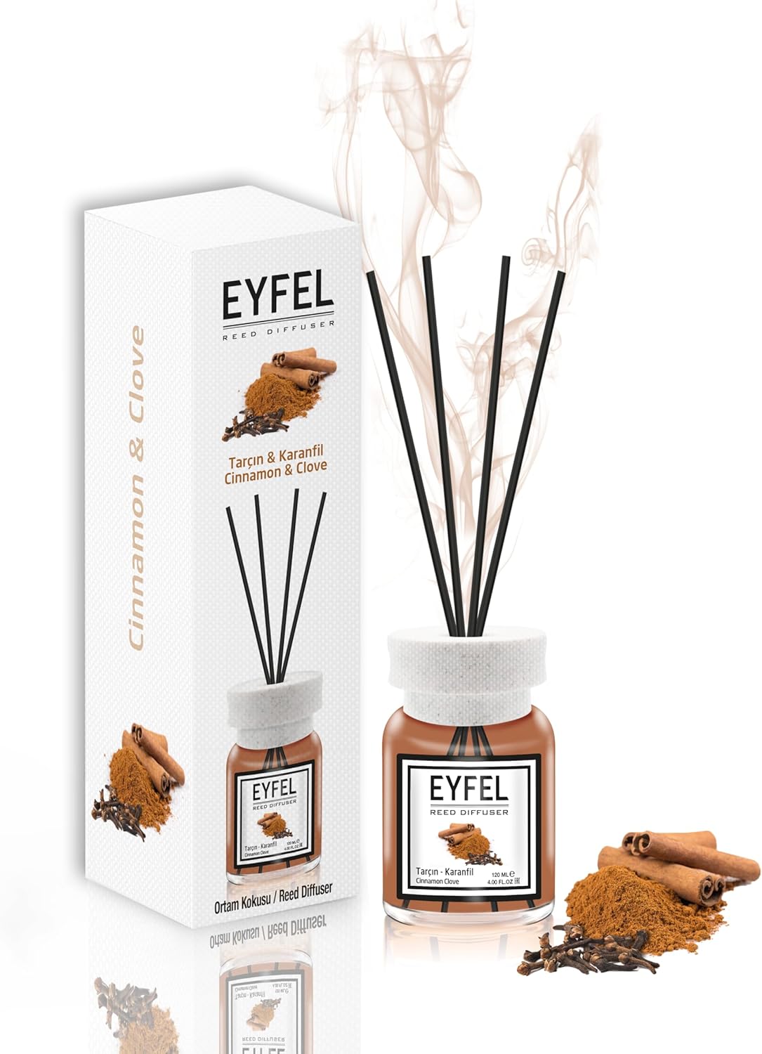 Eyfel Reed Diffuser- Cinnamon & Clove 120ml
