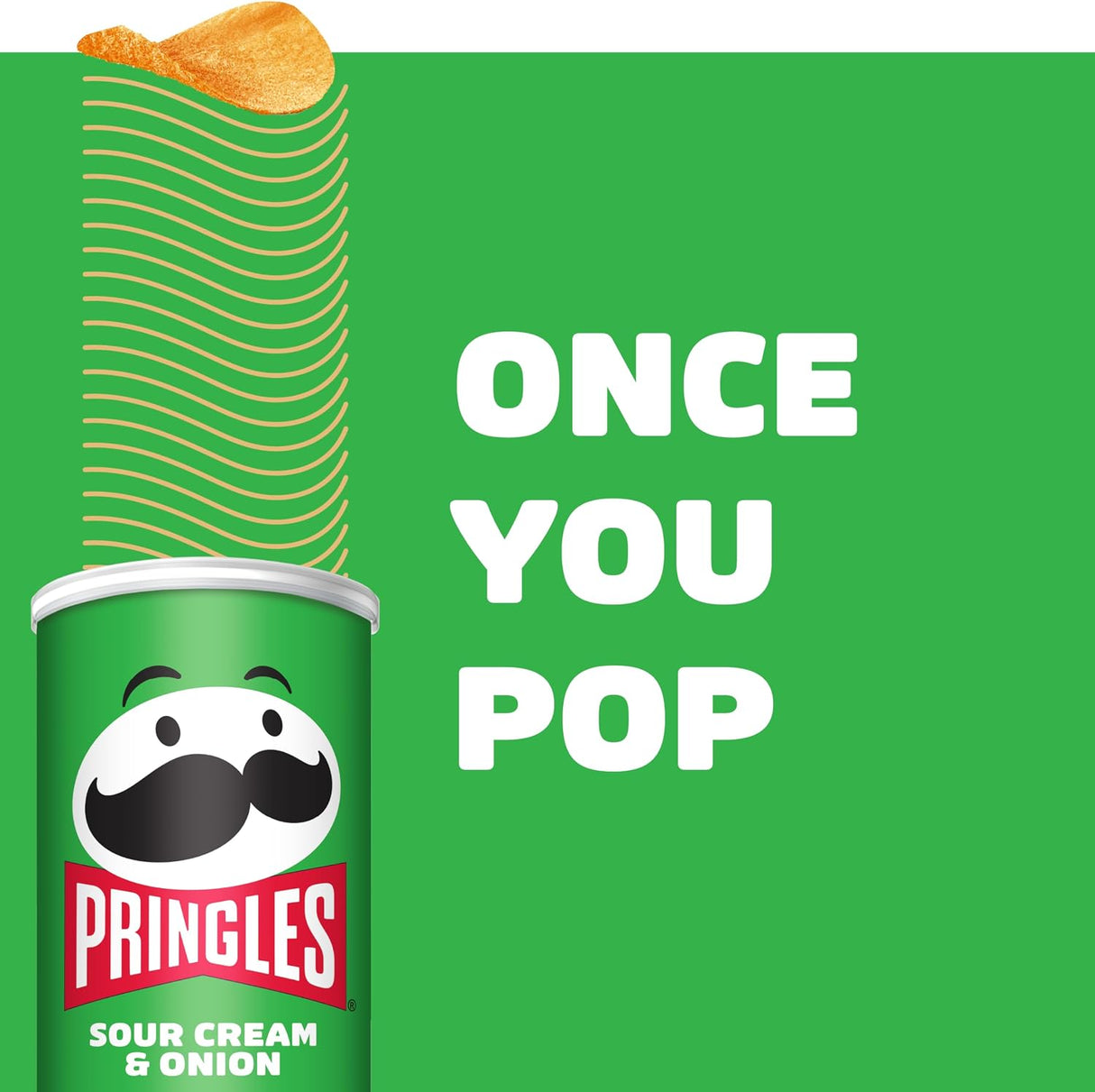Pringles Sour Cream & Onion Flavour - Potato Chips - 165gm