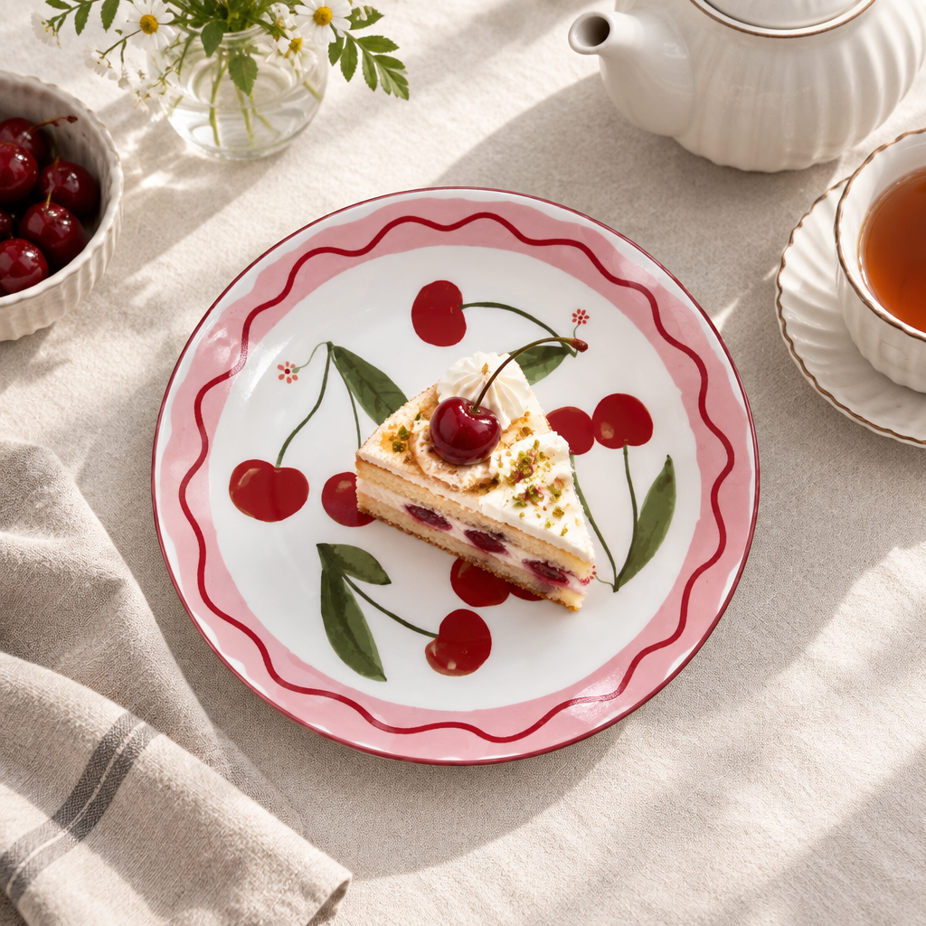 Luhpar Ceramic Dessert Plate - 19.5cm