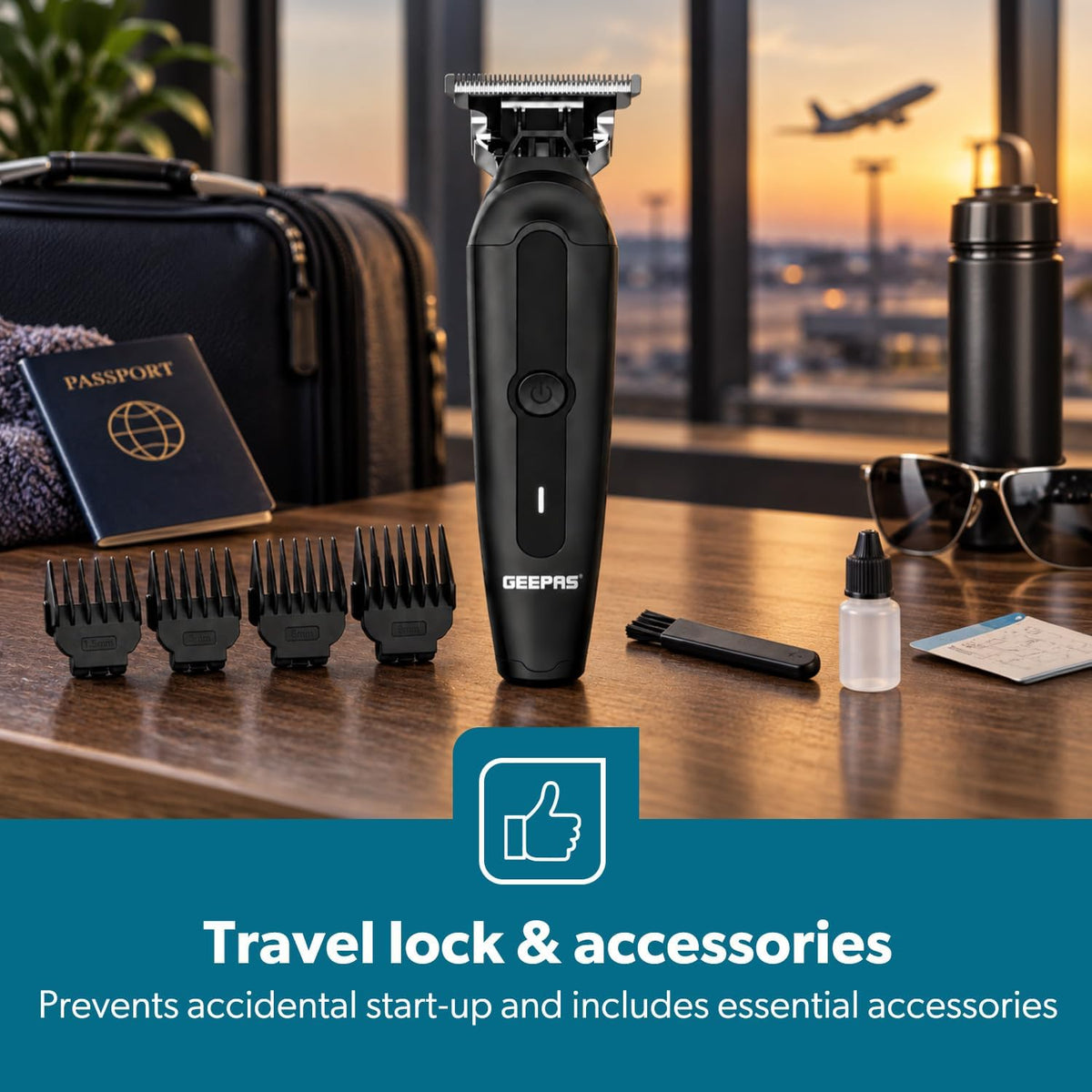 Geepas Professional Hair Trimmer GTR56040UK