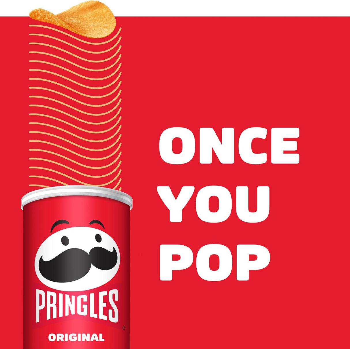 Pringles Original Flavour - Potato Chips - 165gm