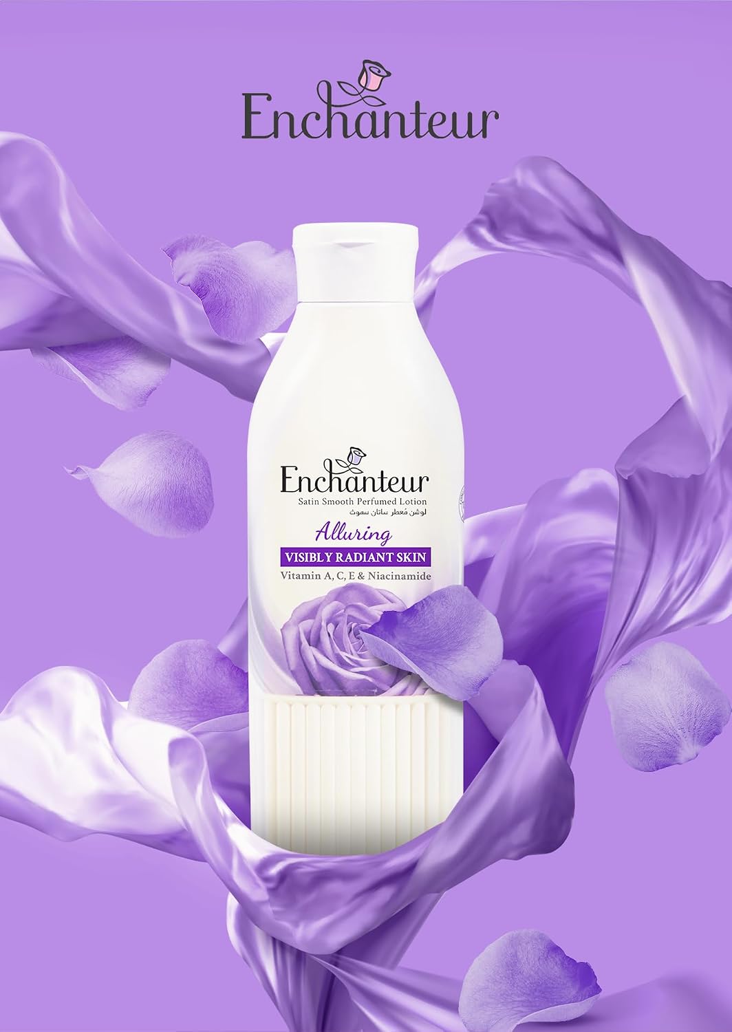 Enchanteur Satin Smooth Alluring Lotion - 250ml