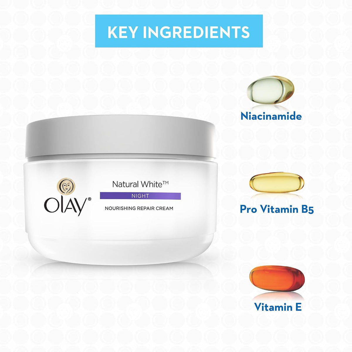 Olay Natural White Beauty Box: Face Wash 100 g + Day Cream SPF15 50 g + Night Cream 50 g