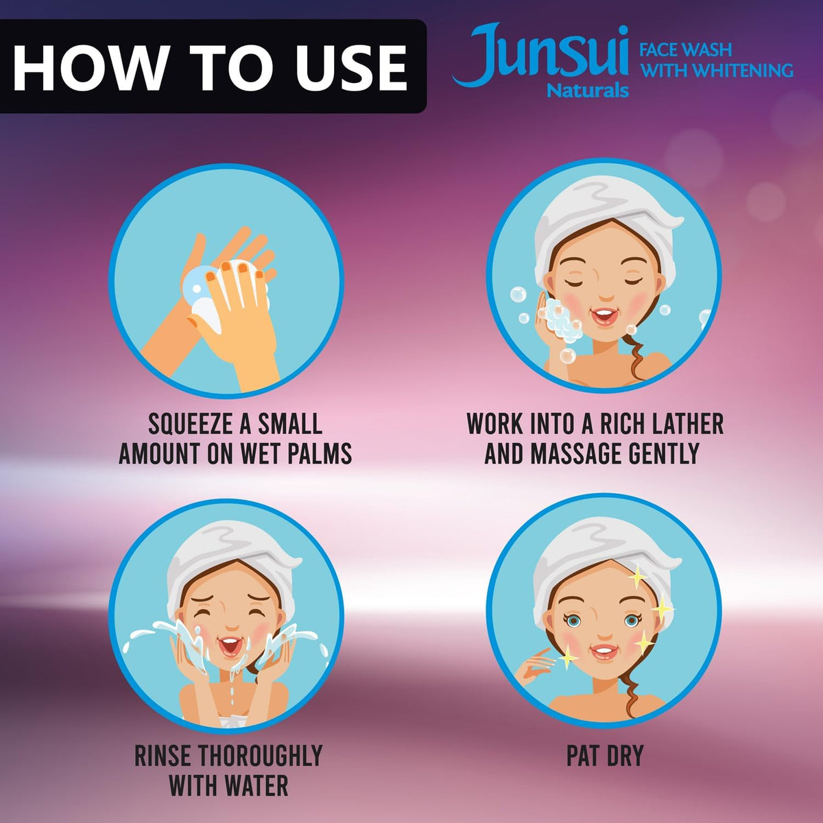 Junsui Naturals Face Wash Ice Cool 100g