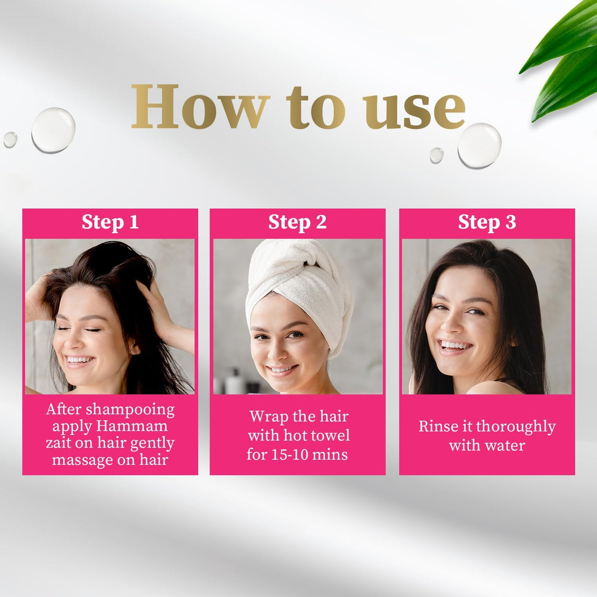 Parachute Gold Hot Oilhair Mask Hammam Zaith For Hair Fall Treatment- 500Ml