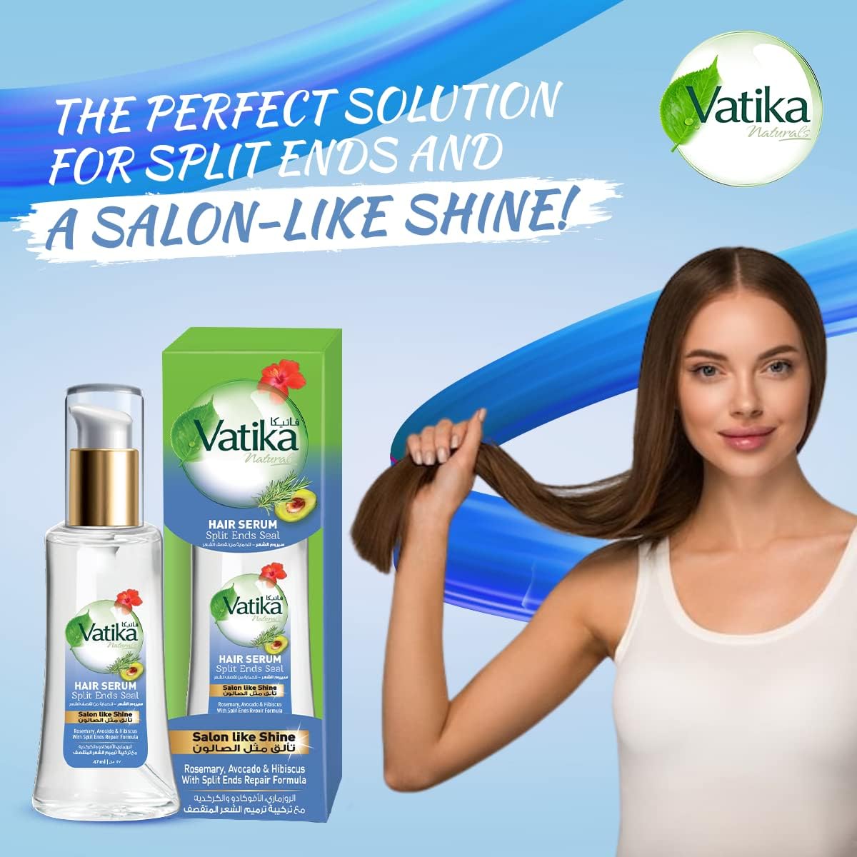 Vatika Split Ends Seal Hair Serum, 47ml