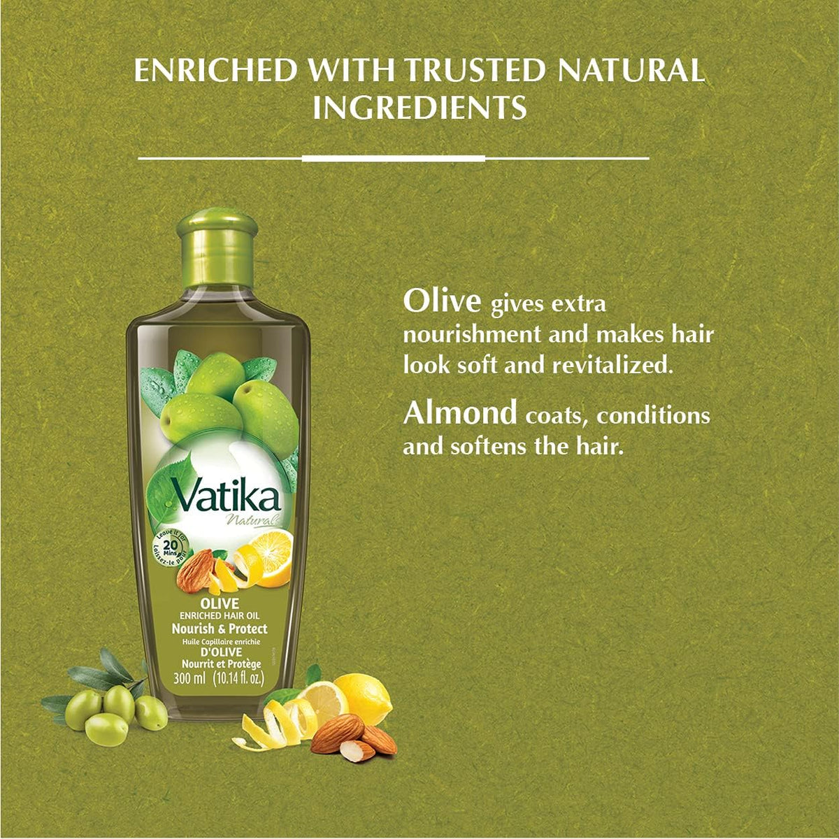 Vatika Naturals Olive Hair Oil 200ml