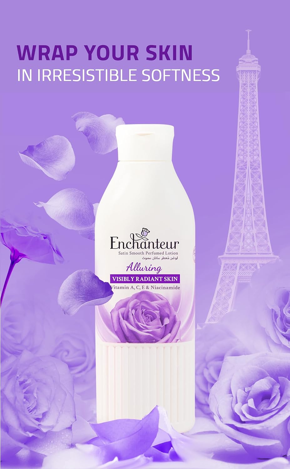 Enchanteur Satin Smooth Alluring Lotion - 250ml
