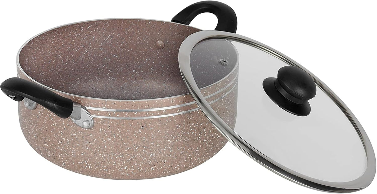 Delcasa 10-Piece Granite Coated Non-Stick Cookware Set - DC1889BGE