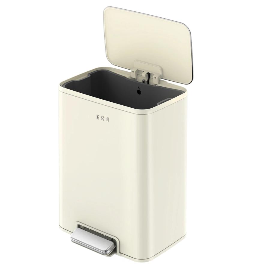 Eko Marina Stainless Steel Step Bin, 20 L, Vanilla