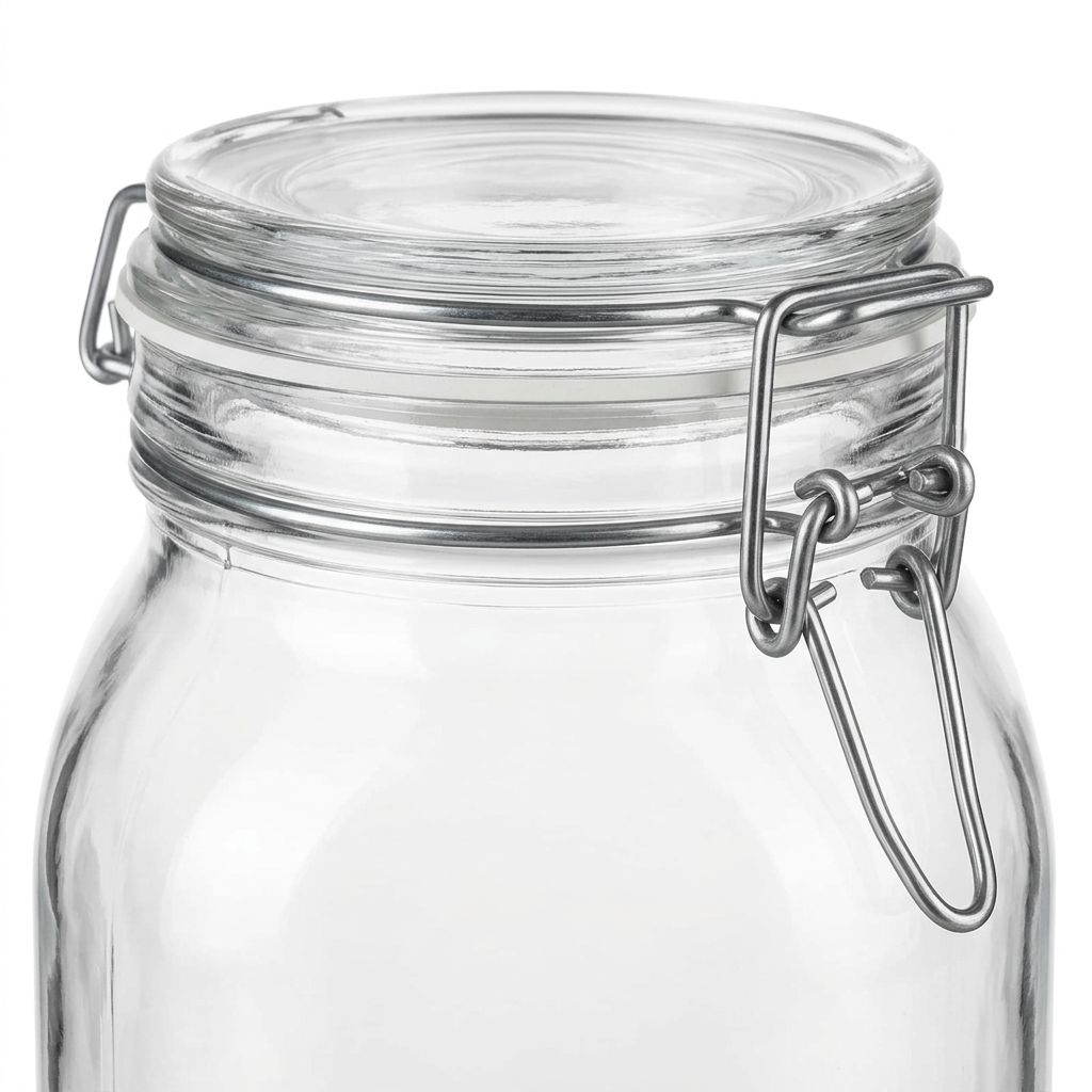 Bormioli Rocco Fido Glass Clip Jar - 2 Litre
