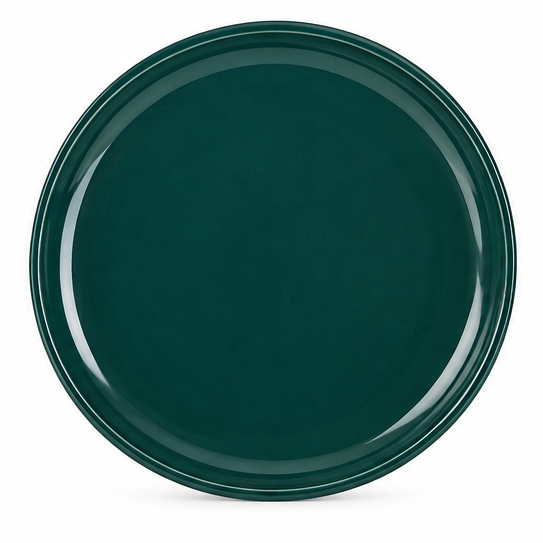 Cuisine Art 12-Piece Stoneware Dinner Set – Dark Green