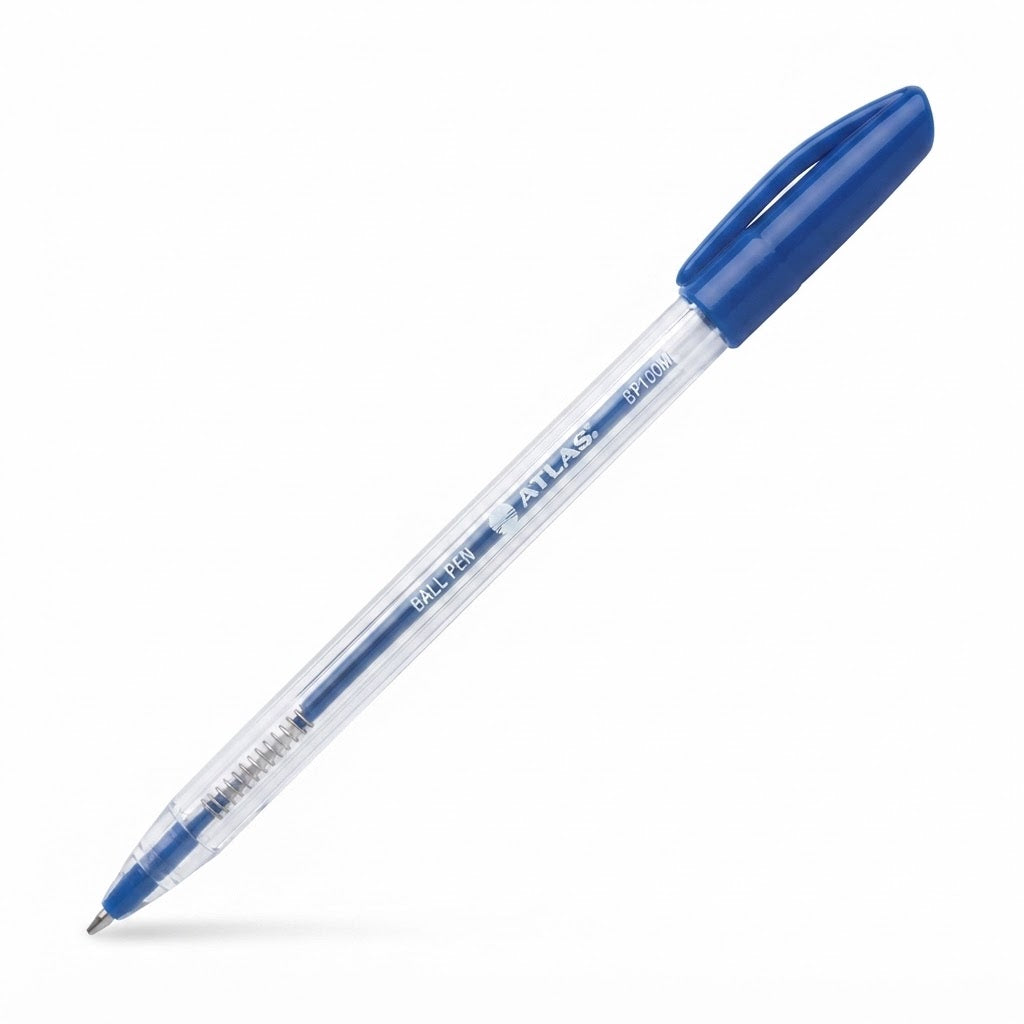 Atlas Ball Pen BP100M – 1.0mm Medium Point - Pack of 40 Pens (4 Boxes × 10)