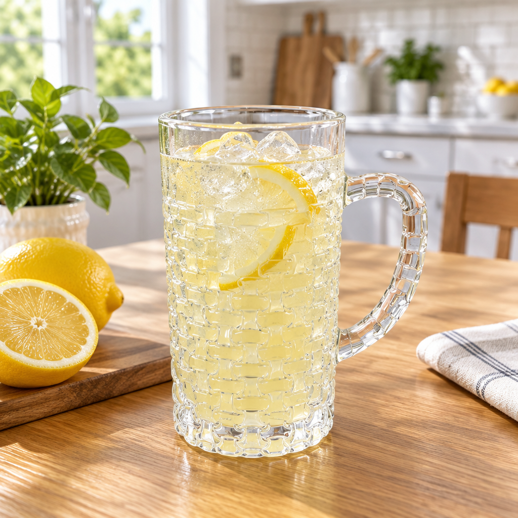 Glass Jug with Handle - 1 Litre