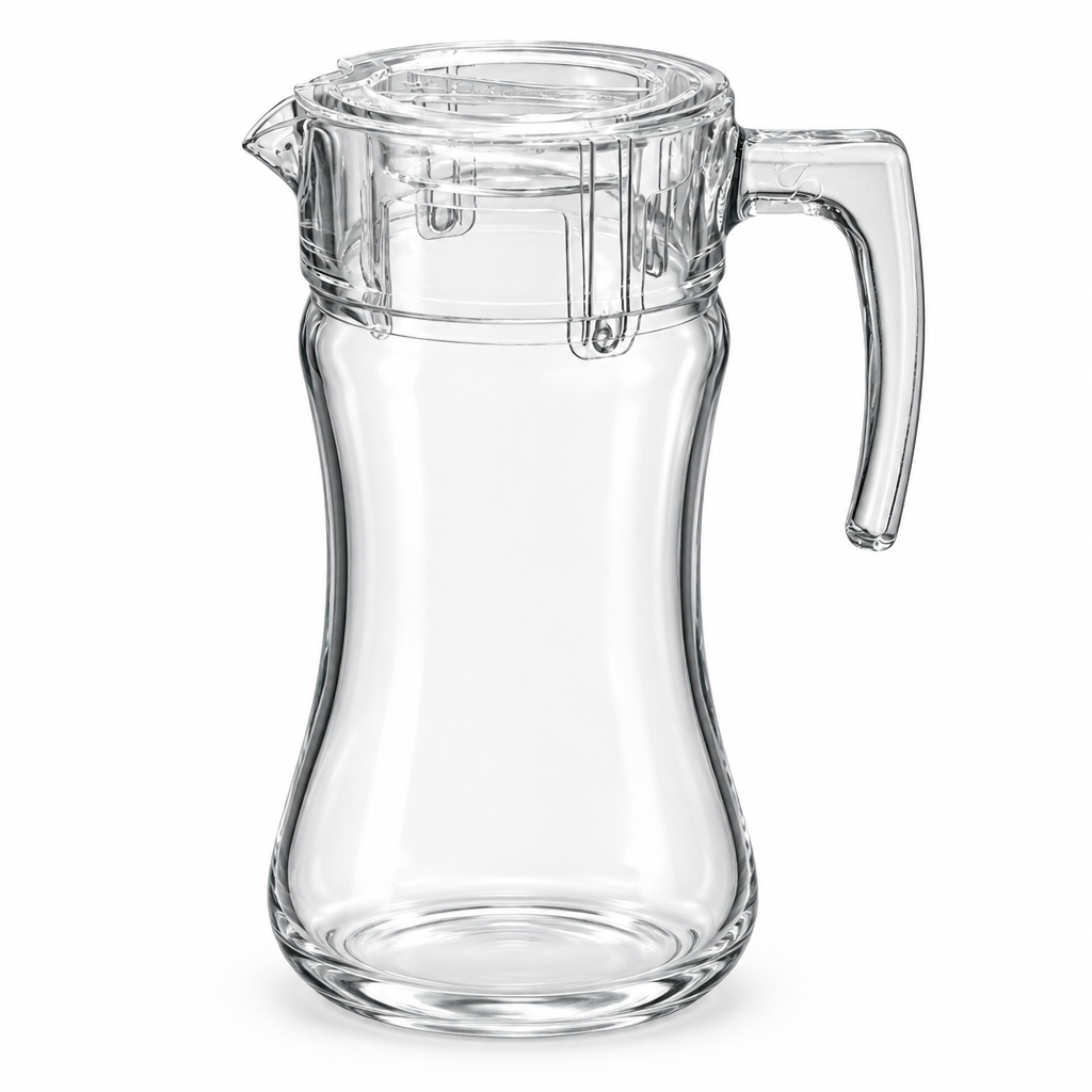 Pasabahce Clear Glass Jug with Lid – 1.4 Litres