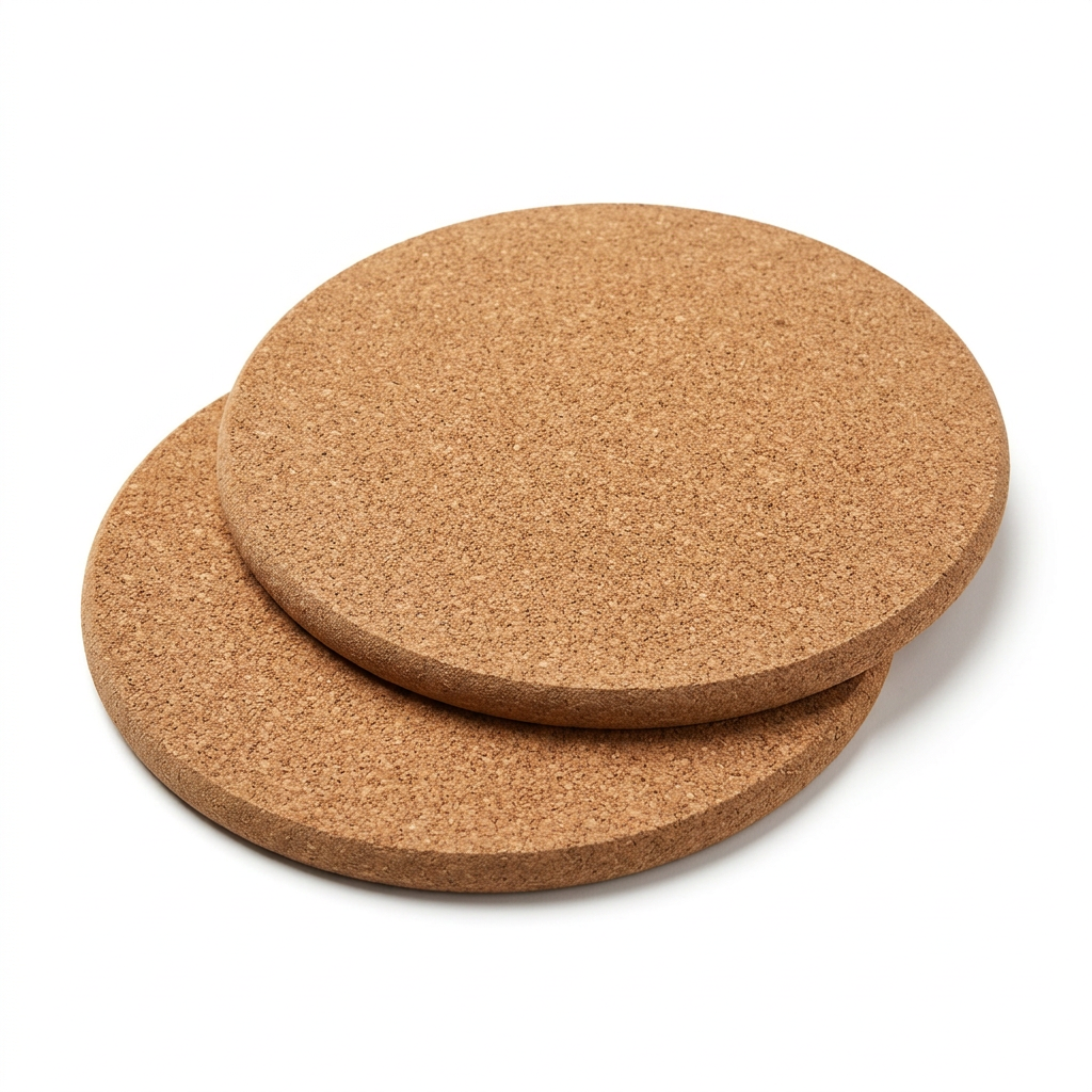 Round Cork Hotpot Holder 2 Piece Set - 16×16cm