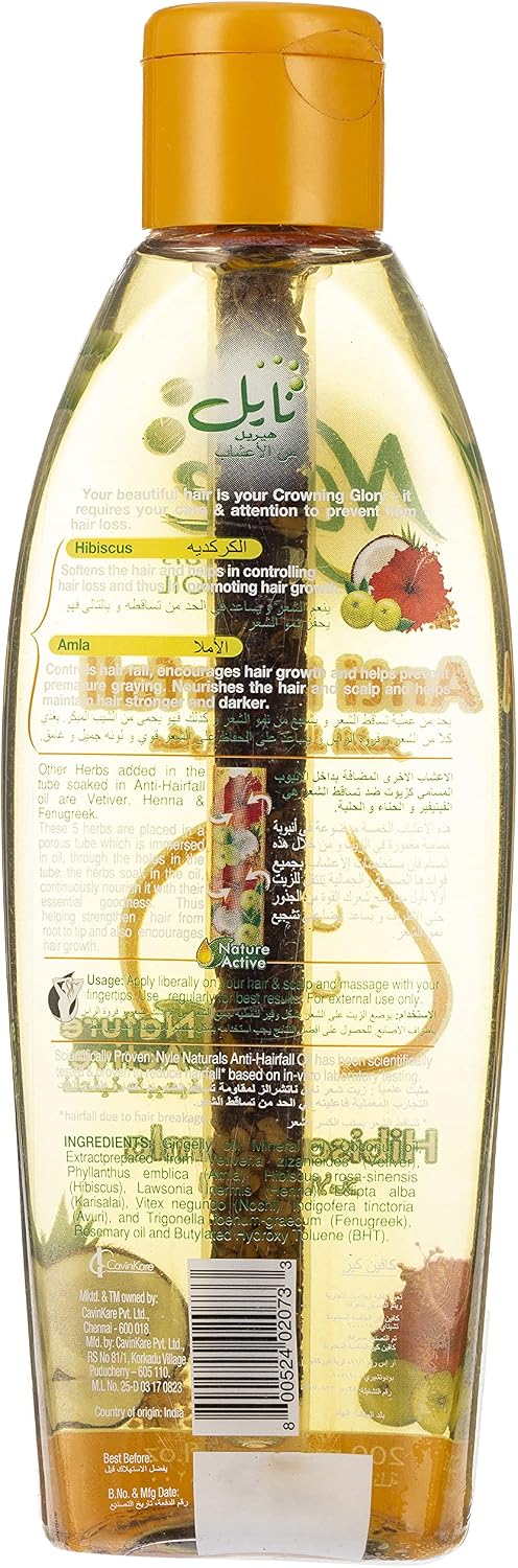 Nyle Amla & Hibiscus Anti Hairfall Oil 200ml
