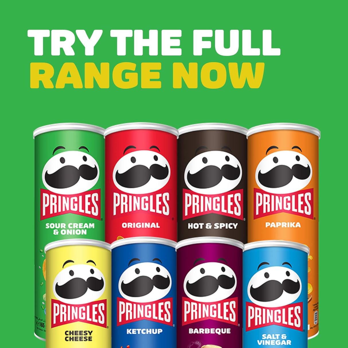 Pringles Sour Cream & Onion Flavour - Potato Chips - 165gm