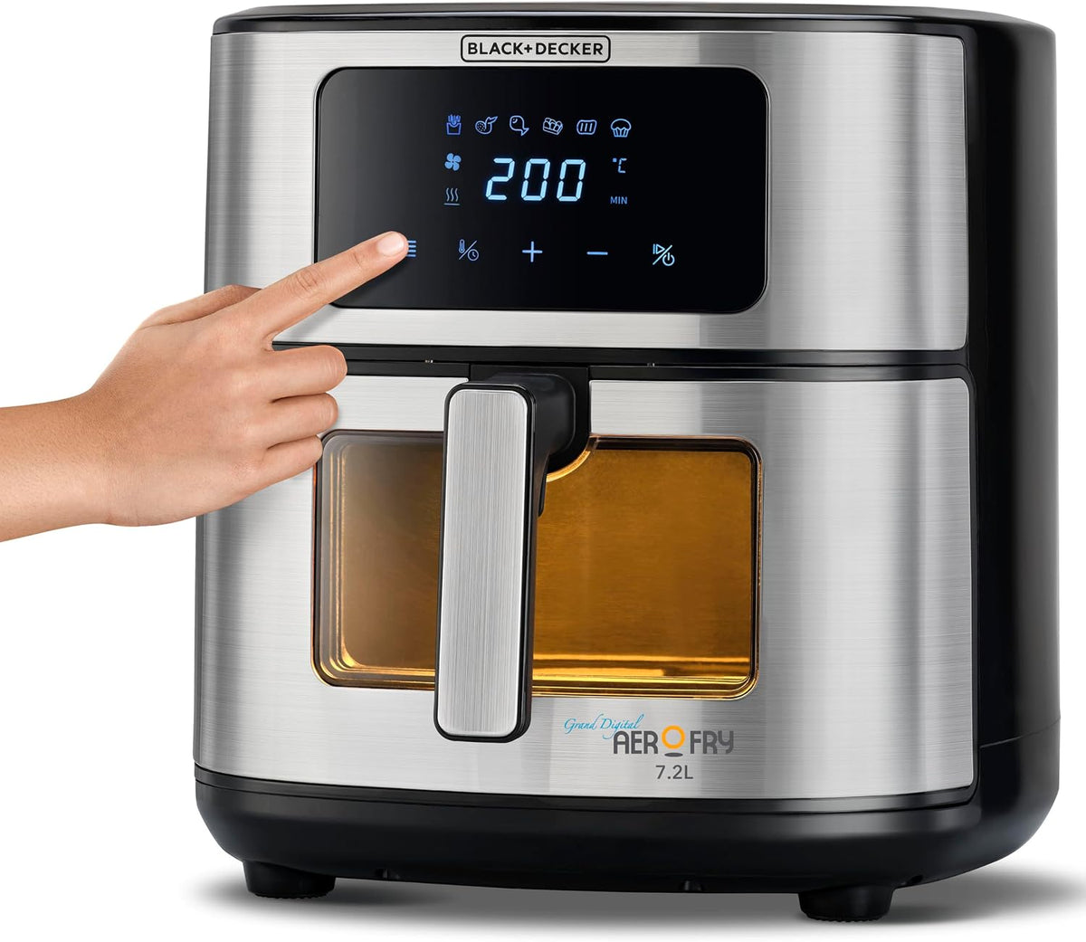 Black & Decker Digital Air Fryer, 7.2L, AF7200-B5