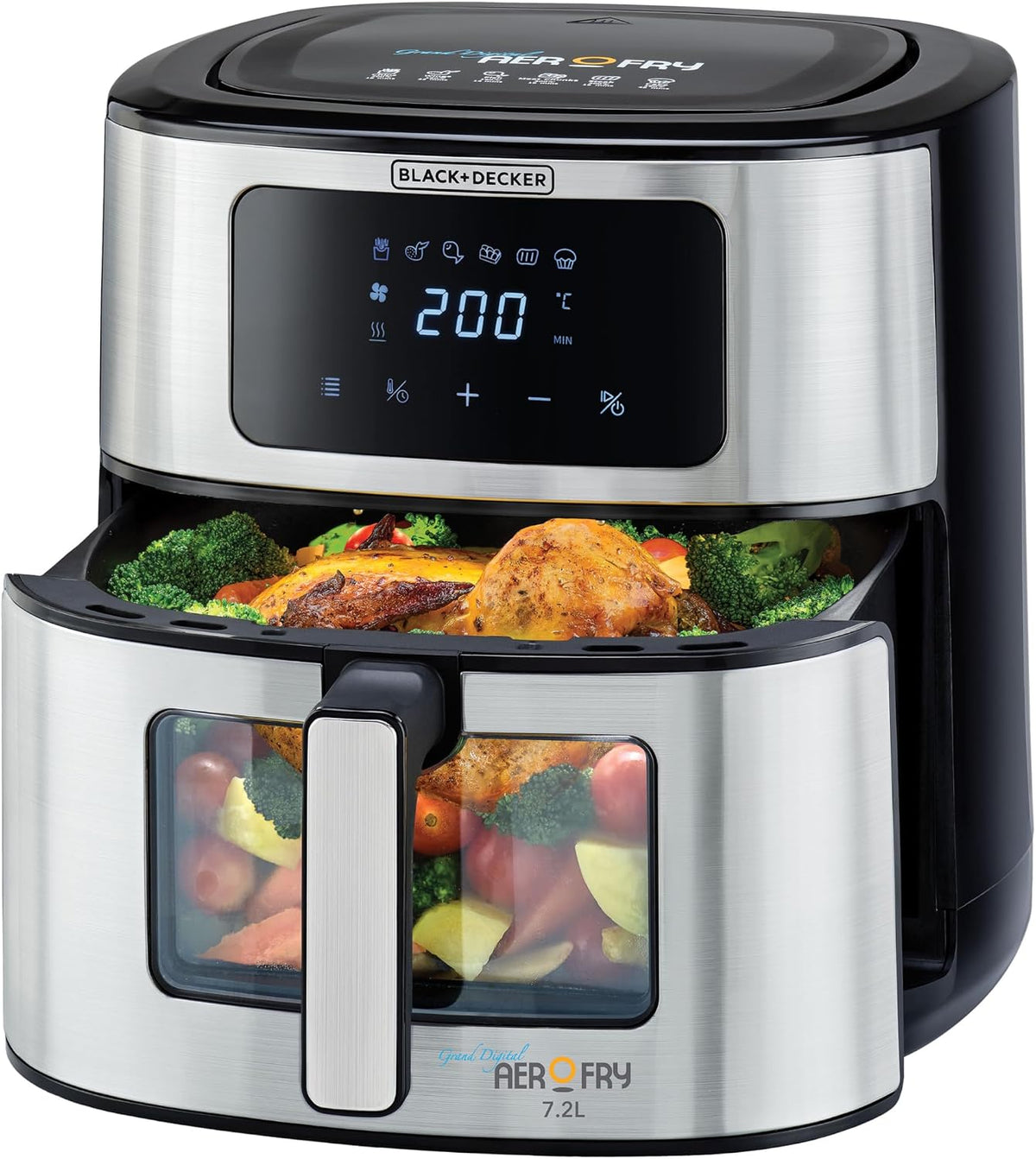Black & Decker Digital Air Fryer, 7.2L, AF7200-B5