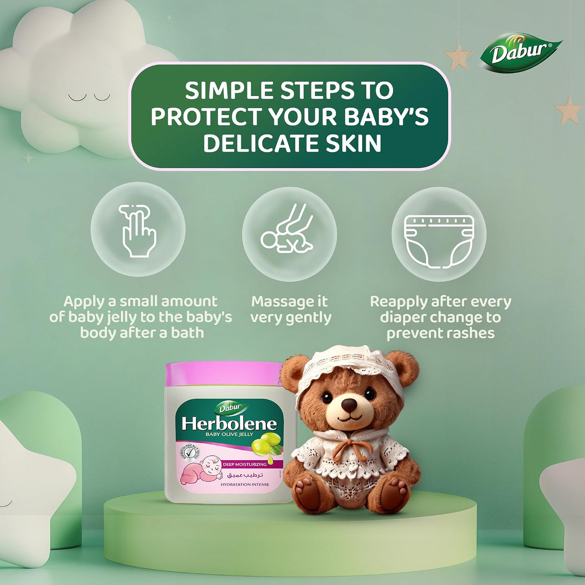 Dabur Herbolene Baby Olive Jelly 225ml