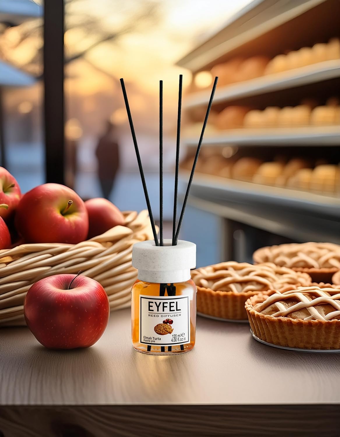 Eyfel Reed Diffuser-Apple-Pie 120ml
