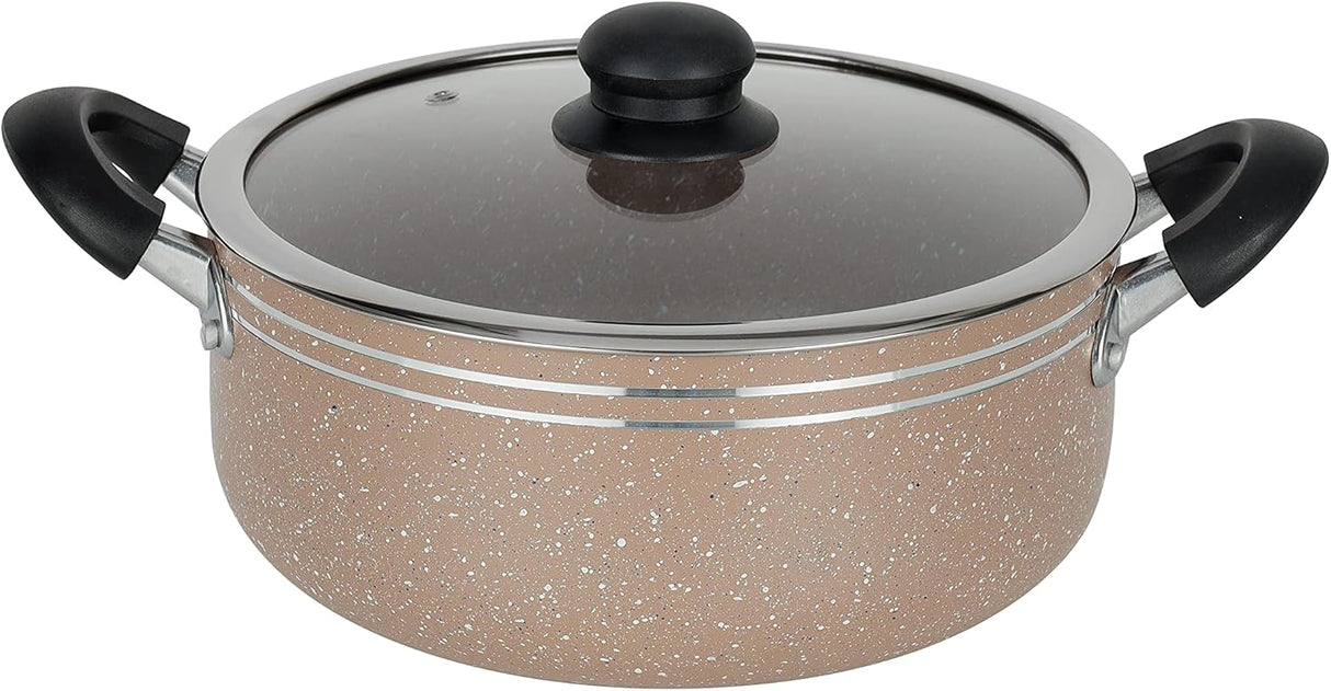 Delcasa 10-Piece Granite Coated Non-Stick Cookware Set - DC1889BGE