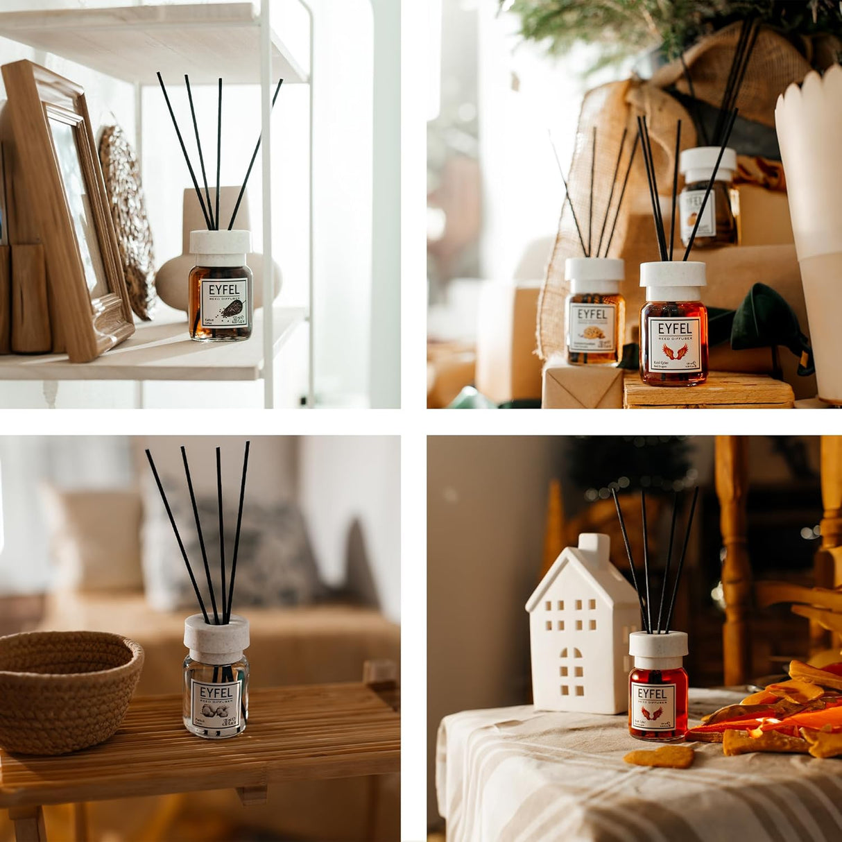 Eyfel Reed Diffuser-Apple-Pie 120ml