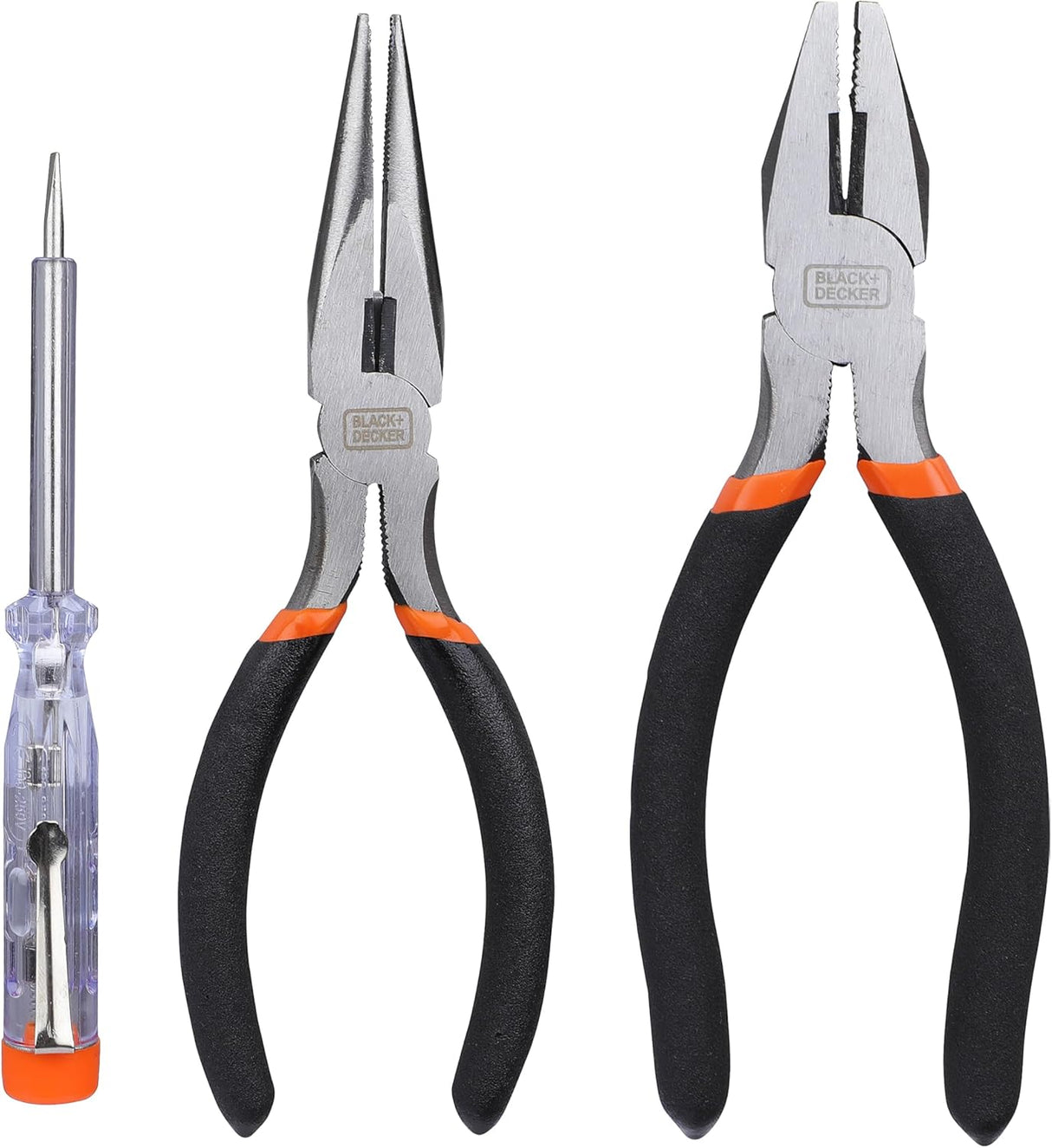 Black & Decker 108 Pieces Hand Tool Kitfor Home & Office Orange/Black BMT108C