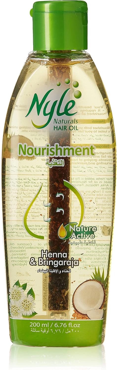 Nyle Henna and Bringaraja Hair Oil 200ml
