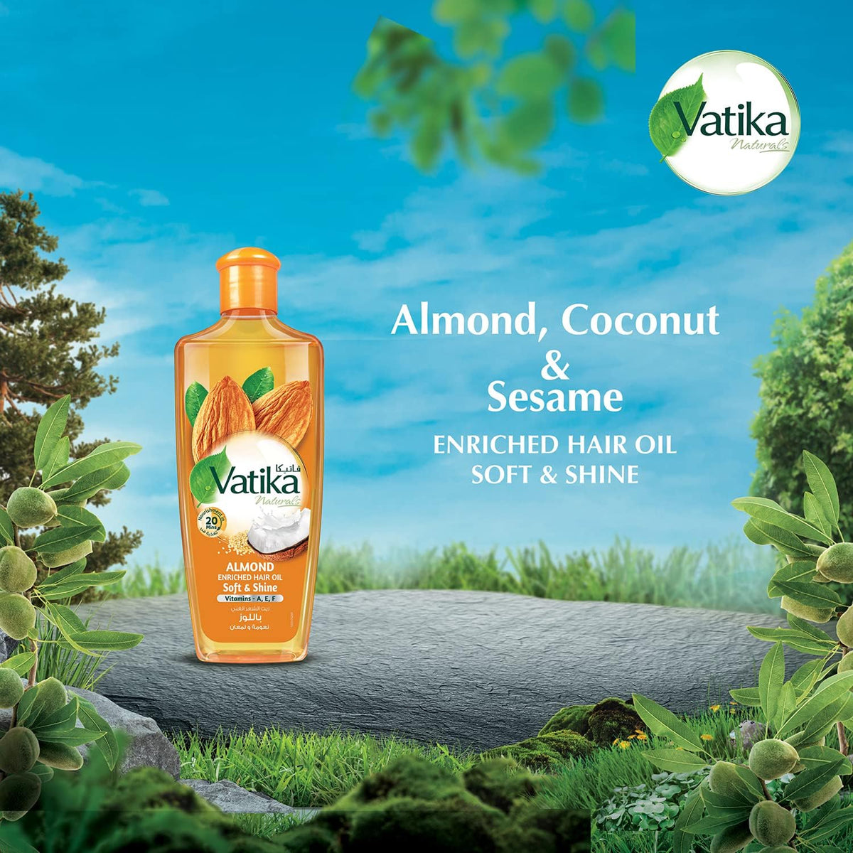 Vatika Naturals Almond Hair Oil 200ml