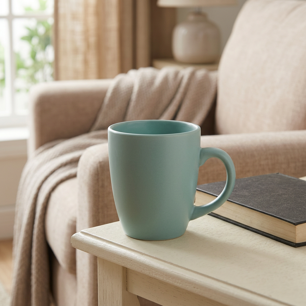 Royalford Ceramic Mug Teal - 355ml