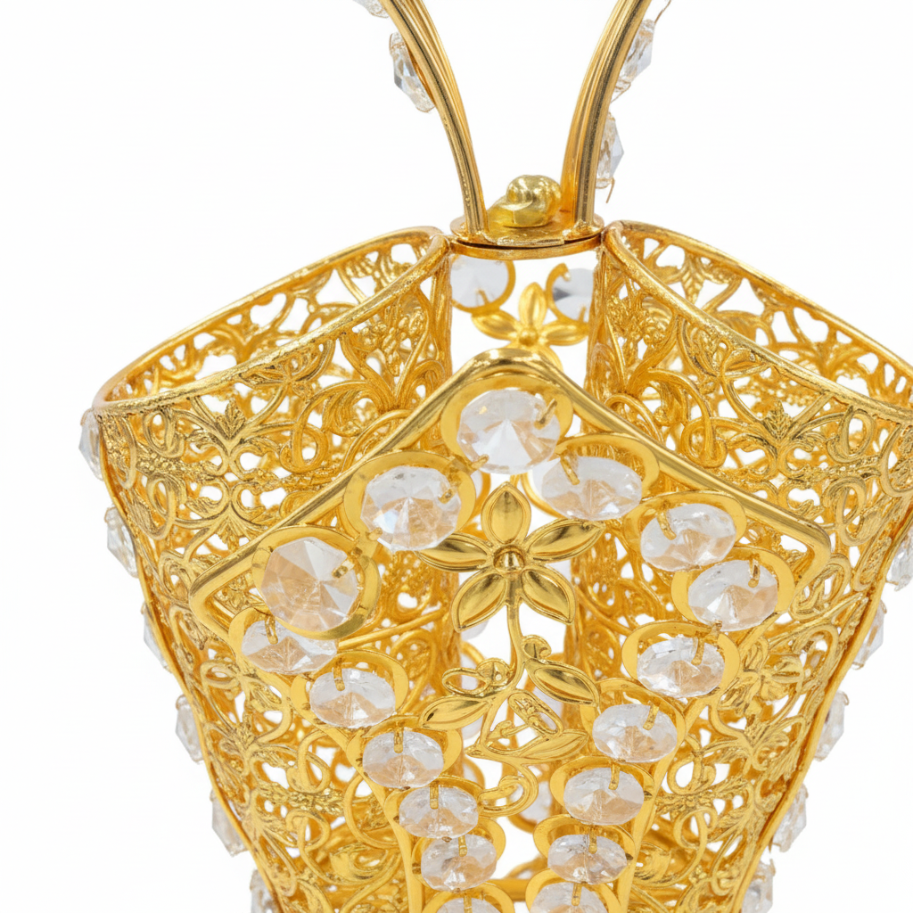 Future Star Ornate Metal Cutlery Holder - 30cm