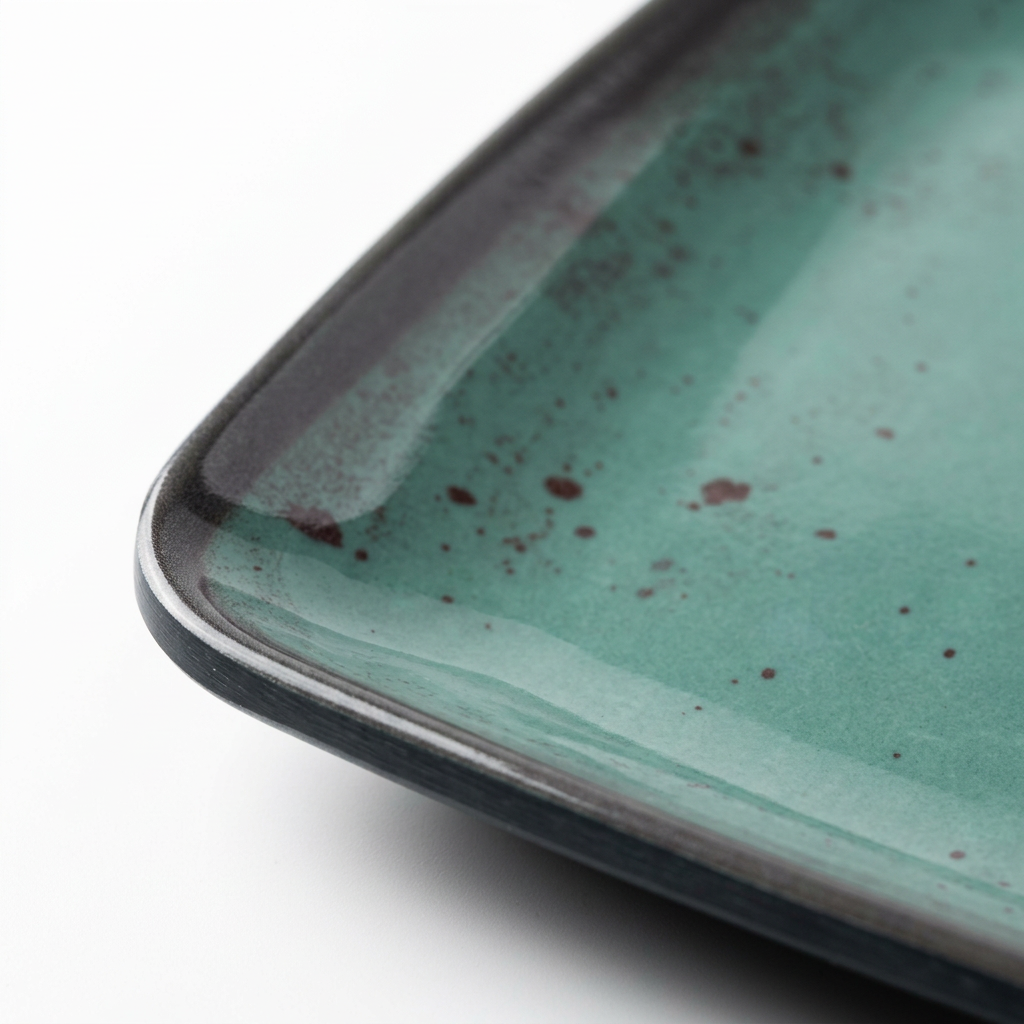 Hi-Luxe Square Melamine Plate - 9 Inch