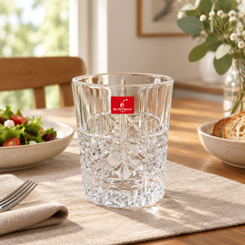 Blinkmax Clear Glass Tumbler - 350ml