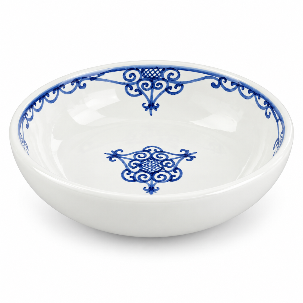 Slama Ceramic Bowl White - 20cm