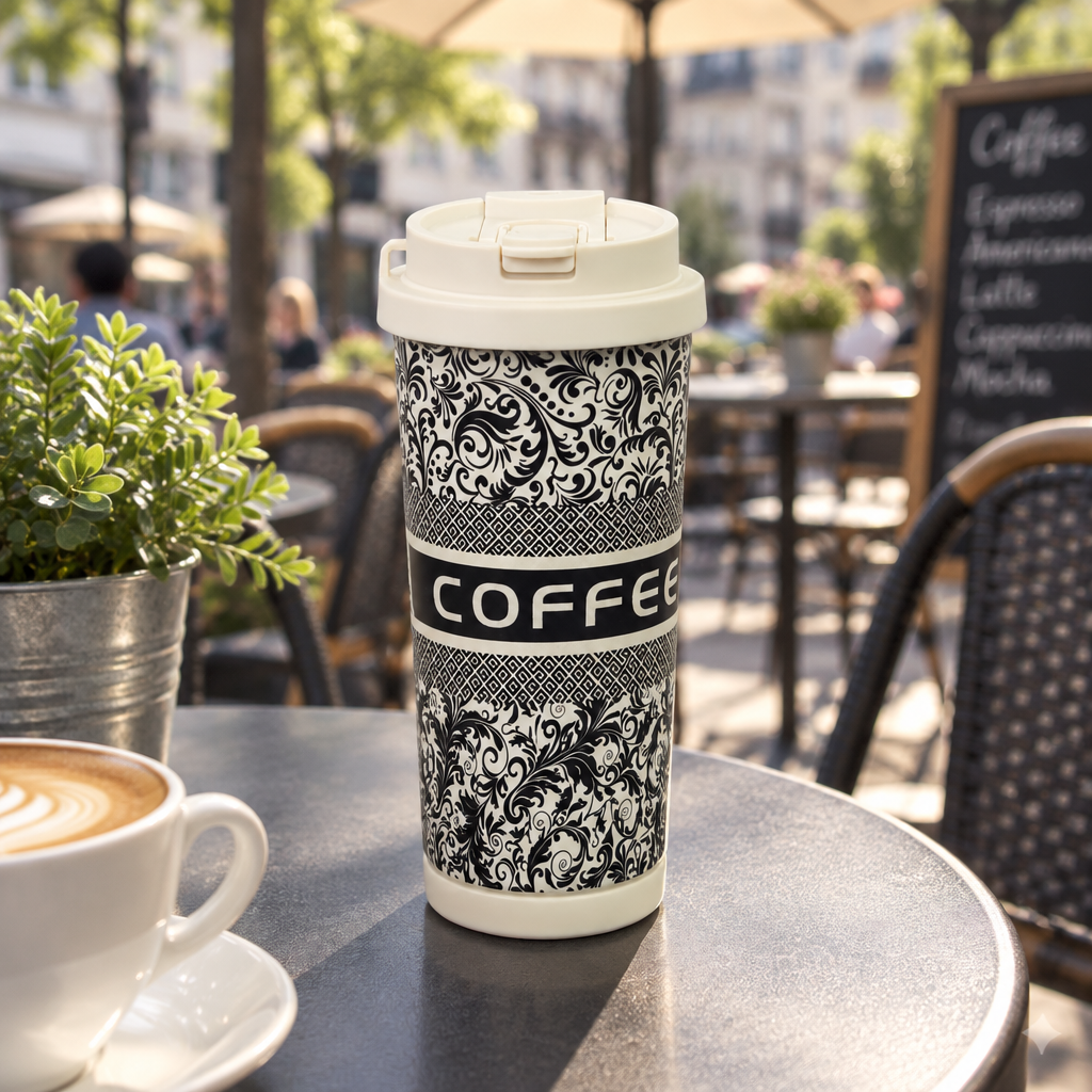 Stainless Steel Coffee Bottle - 500ml
