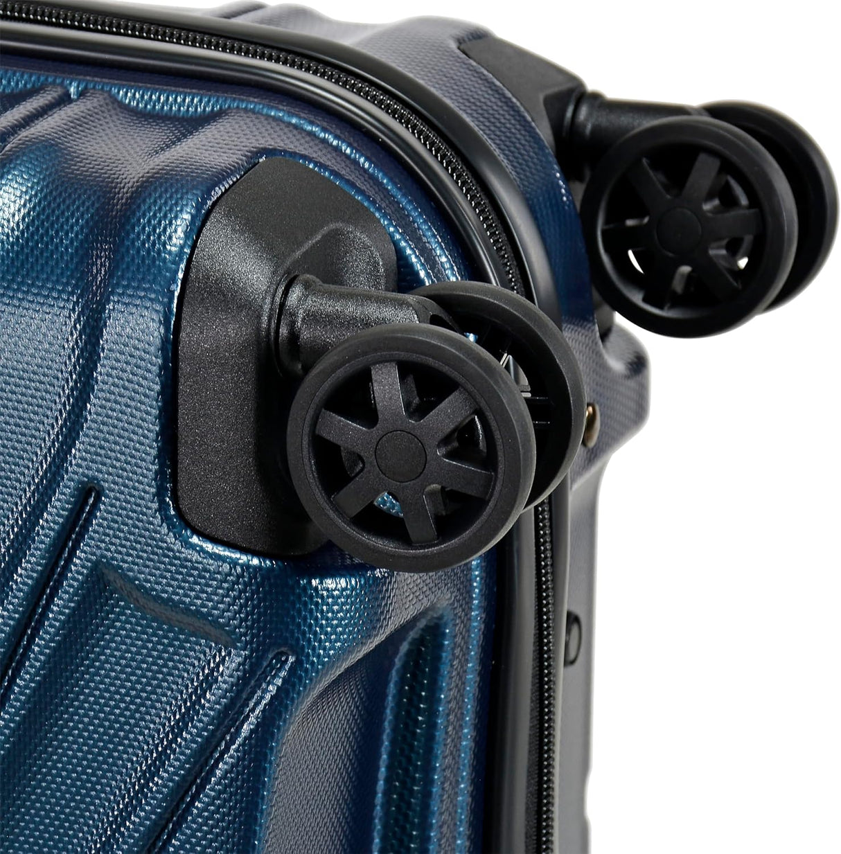 Eminent KK30 24-Inch TPO Ultra-Light Fashion Checked Luggage with Safe Zipper, TSA Lock & Double Spinner Wheels – DK Navy