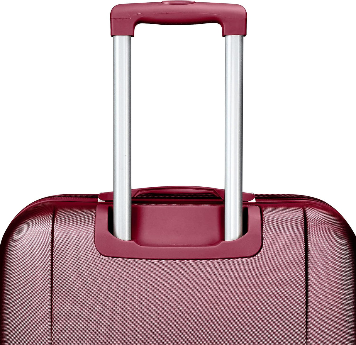 Senator A207 20-Inch Lightweight ABS Hard Shell Check-In Luggage with 4 Spinner Wheels – Burgundy